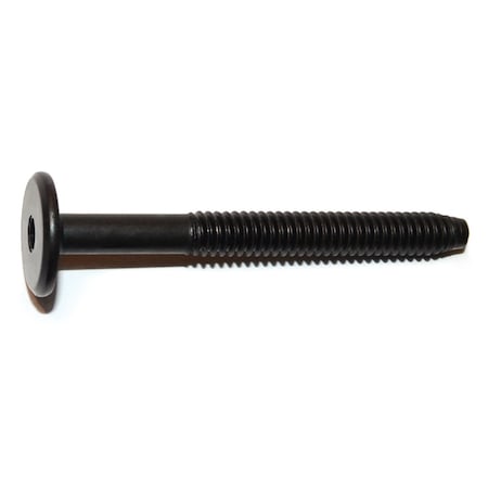 Midwest Fastener Binding Screw, 1/4"-20, Steel, Black, 10 PK 31565